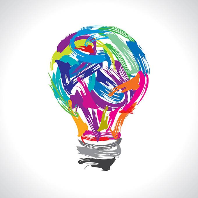 Corprate Creativity Light Bulb