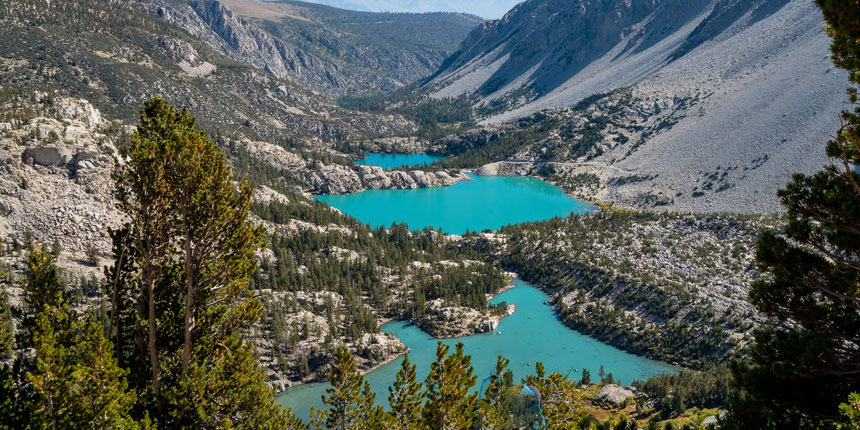 Third, Second and First Lakes Sierra Nevada